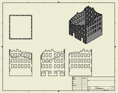 Ruined City Building - 20MMDF258