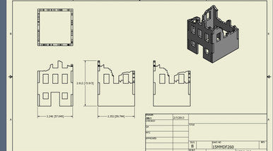 Ruined City Building - 20MMDF260