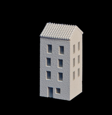 4 Story Building With Red Tile Roof - 285ITM012