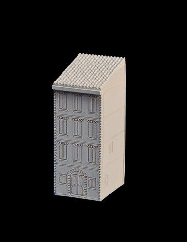 4 Story Building with Red Tile Roof - 285ITM015