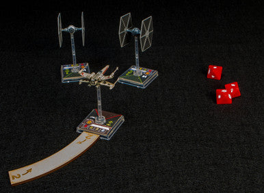 Star Wars X-Wing Maneuver Templates