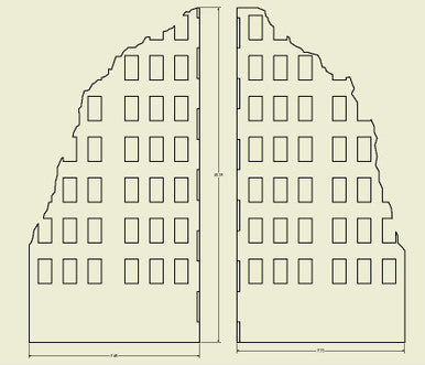 Ruined City Building - 28MMDF002-1
