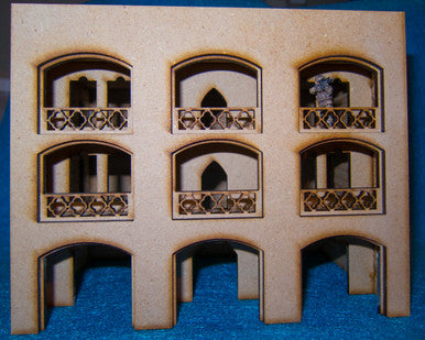 20mm Middle East Three Story Building - 20MMDF151