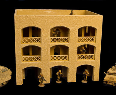 15mm Middle East Three Story Building (MDF) - 15MMDF151