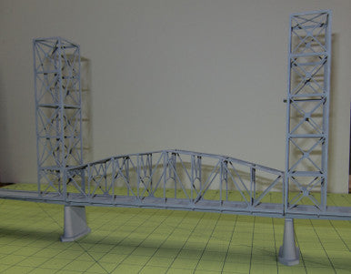 Steel Lift Bridge (Matboard) - 285CSS036