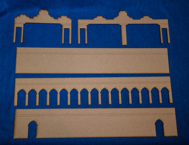 Middle Eastern City Walls - 28MMDF083