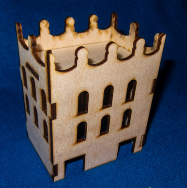 Middle East Three Story Building With Removable Roof (MDF) - 15MMDF024-R