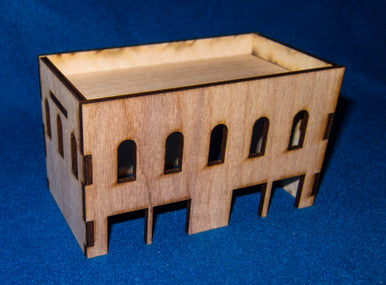 Middle East Two Story Building With Removable Roof (MDF) - 15MMDF021-R