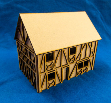 Two Story Medium Half Timber House - 28MMDF302