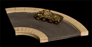 90 Degree Curve, 2 Lane Road - 3MMROAD004