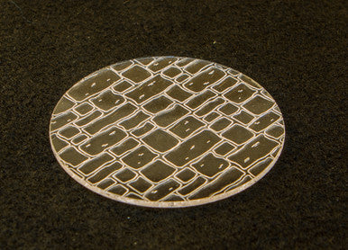 60mm (2.35") Bolt Action Large Bases (Random Stone) - 1/16" Clear Acrylic