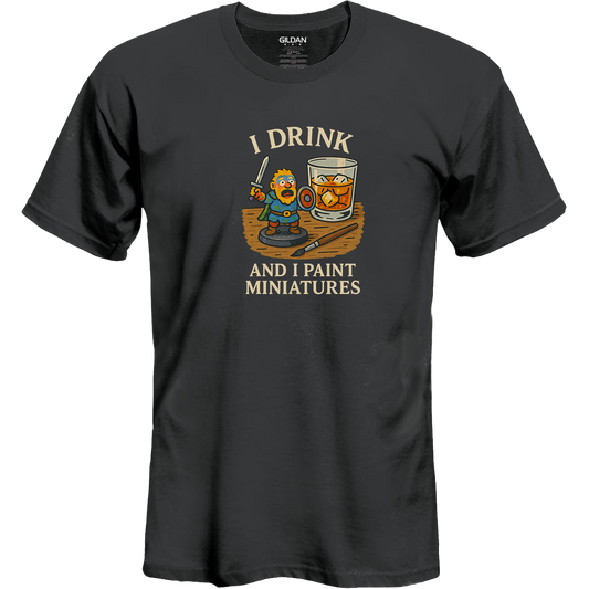 I Drink And Paint Miniatures - #032