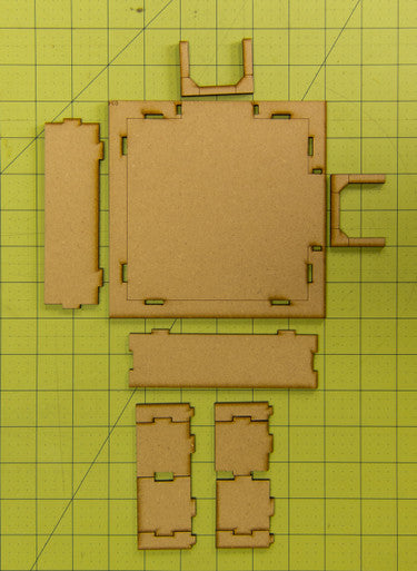 Small Room, Two Entrances at 90 degrees - SPACE034