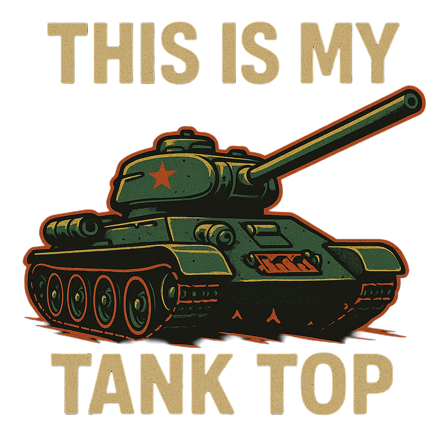 Tank Top - T-34 - #049 (Preorder, design will be available in early August)