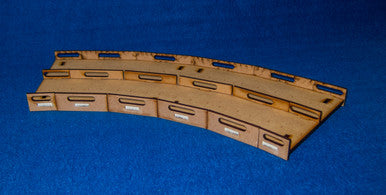 45 Degree Corner Roadway Section, 4 Lane - 15MROAD103-2