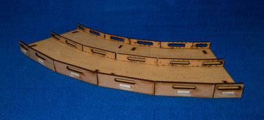 45 Degree Corner Roadway Section, 4 Lane - 15MROAD103-2