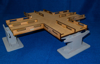 4 Way Intersection Roadway Section, 4 Lane - 15MROAD104-2