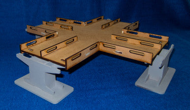 4 Way Intersection Roadway Section, 4 Lane - 15MROAD104-2