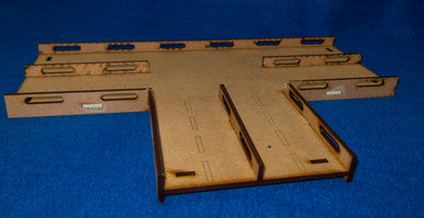 3 Way Intersection Roadway Section, 4 Lane - 15MROAD105-2