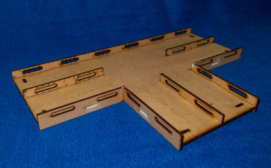 3 Way Intersection Roadway Section, 4 Lane - 15MROAD105-2