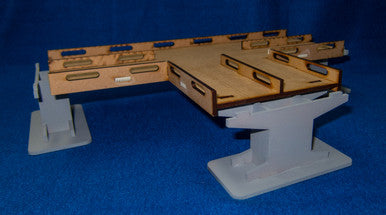 3 Way Intersection Roadway Section, 4 Lane - 15MROAD105-2