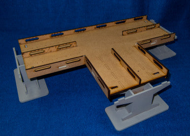 3 Way Intersection Roadway Section, 4 Lane - 15MROAD105-2