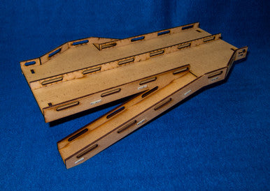Double Side Ramp Roadway Section, 4 Lane - 15MROAD107-2