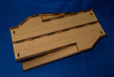 Double Side Ramp Roadway Section, 4 Lane - 15MROAD107-2