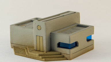 10mm Sci-Fi Future World Garage/Shop Building (Matboard) - 10MCSS252-7