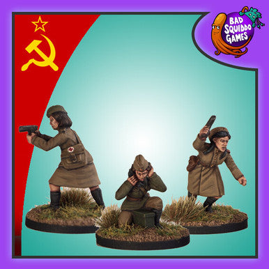 Soviet Female Command (Medic, Officer, Radio)