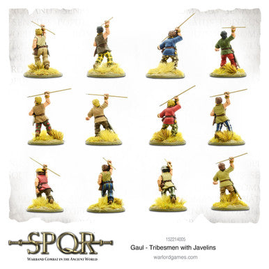 SPQR: Gaul Tribesmen with Javelins