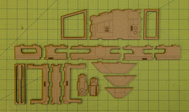 28mm Future City Building - 28MTW502-2