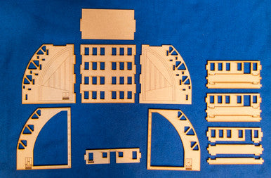 28mm Future City Building - 28MTW504