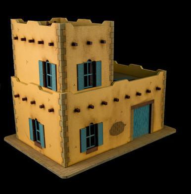 Pre-Painted 28mm Middle Eastern Building - 28MPaint091