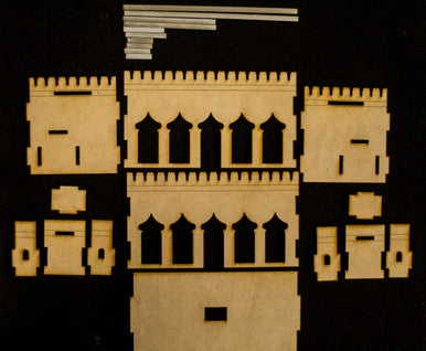20mm Temple (MDF) - 20MMDF160-1