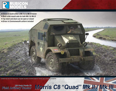 Rubicon Models Morris C8 Quad Mk II / Mk III Field Artillery Tractor
