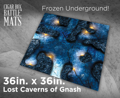 Battle Mat - The Caverns of Gnash 3'x3'