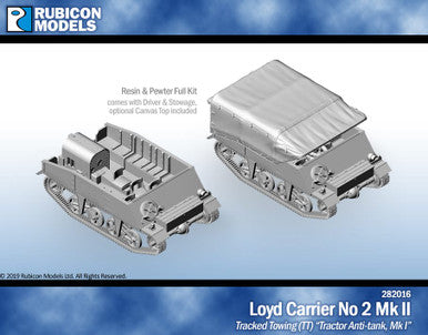 Rubicon Models Loyd Carrier No 2 Mk II - Resin
