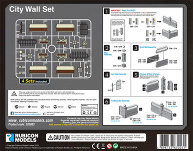 Rubicon Models City Wall Set