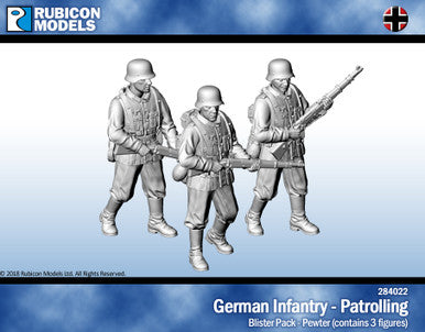 German Infantry Patrolling- Pewter