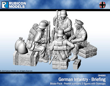 Rubicon Models German Infantry Briefing- Pewter