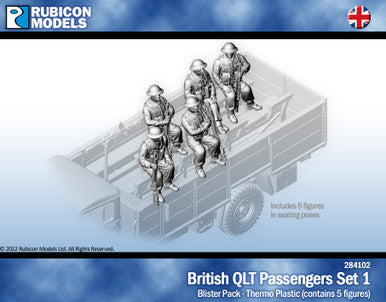 British QLT Truck Passengers Set 1 - Siocast