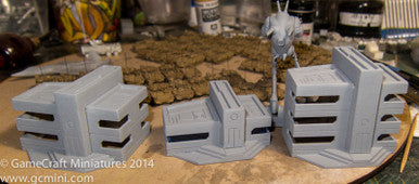 6mm Ultra Modern / Future City Buildings (6) (Acrylic) - 285ACR155