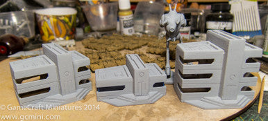 6mm Ultra Modern / Future City Buildings (6) (Acrylic) - 285ACR155