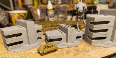 6mm Ultra Modern / Future City Buildings (6) (Acrylic) - 285ACR155