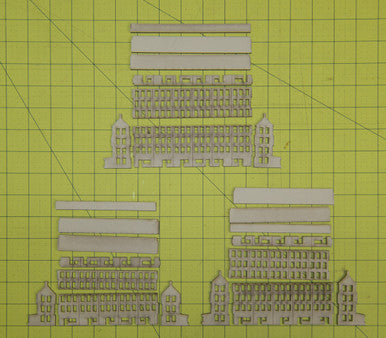 3mm Row Houses (Matboard) - 3MMCSS060
