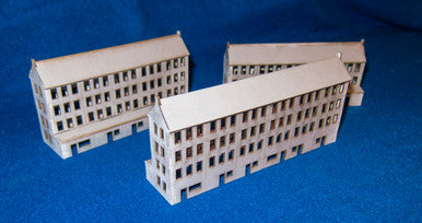 3mm Row Houses (Matboard) - 3MMCSS060