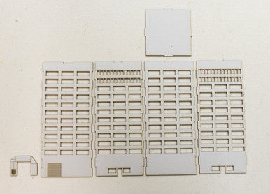 6mm Modern / Future City Building - 285CSS073