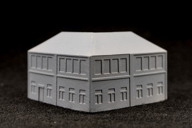 6mm Town Building, Corner - 285MEV115
