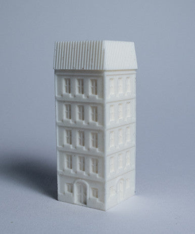 6mm European City Corner Building - 285MEV0144